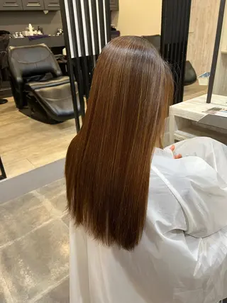 ロング まとまるツヤ髪カット ┆たんげ なるみのヘアスタイル