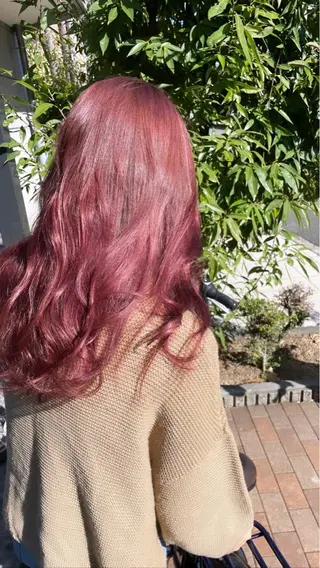 セミロング カラー tasty priv ate gardenのヘアスタイル