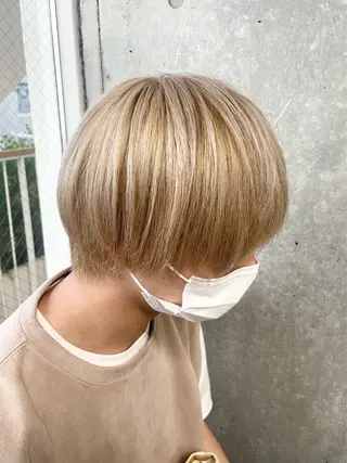 カラー メンズ メンズモテパーマ💙 fuwaのヘアスタイル