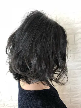 ミディアム 縮毛矯正/髪質改善 主税巧一のヘアスタイル