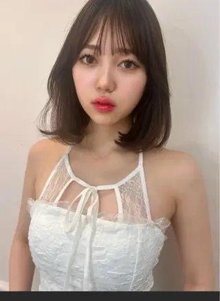 パーマ 松原香乃/レイヤー /シールエクステのヘアスタイル