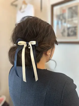 ロング ヘアアレンジ GENE CUTCLUB所属・岩村 夏姫のヘアスタイル