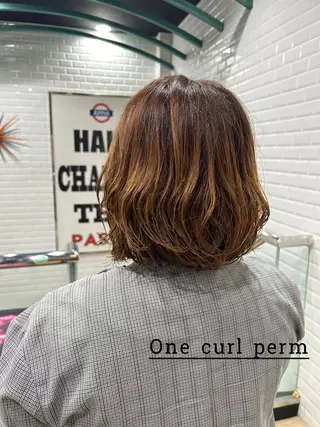 ショート パーマ For.c.c.c.c所属・近藤 ちかのヘアスタイル