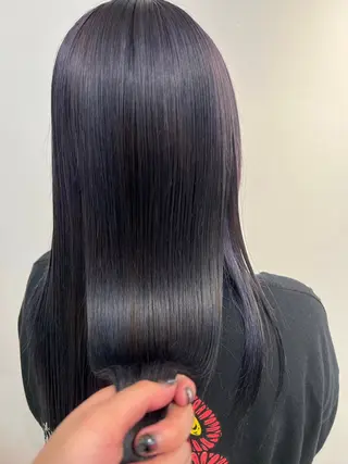 ロング カラー 髪質改善🫧‪ りこのヘアスタイル