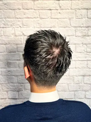 ショート カラー パーマ ヘアアレンジ メンズ メンズカット/パーマ 山崎航平💈のヘアスタイル