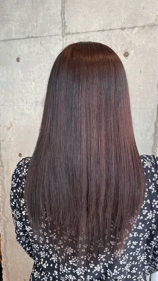 ロング カラー ミルクティーベージュ 新潟万代/MANA♡のヘアスタイル
