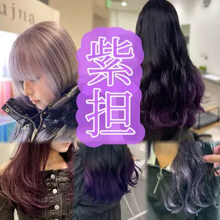 ロング カラー GaKu/ハイトーン /ブリーチ/ブロンドのヘアスタイル