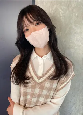 ロング カラー risako🇰🇷 韓国ヘア/レイヤーのヘアスタイル