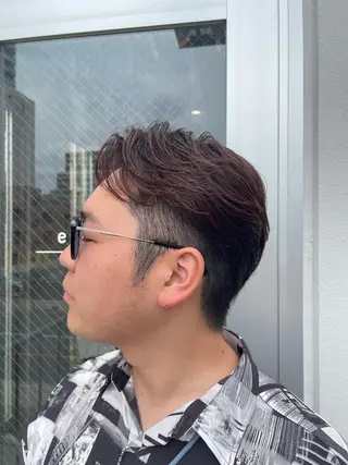 ショート カラー メンズ emusalon前橋川原店所属・松井 悠希のヘアスタイル