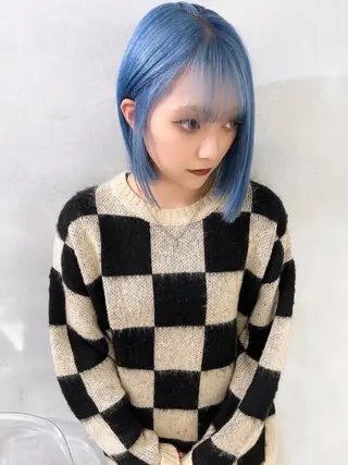 ミディアム カラー 心斎橋/ブリーチ minamiのヘアスタイル