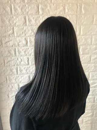 ロング 縮毛矯正/髪質改善 主税巧一のヘアスタイル