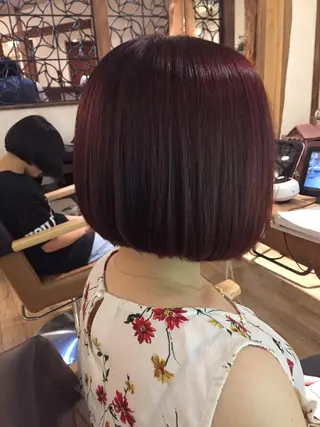 ショート カラー SALOWIN(サロウィン)広島並木通り所属・田村和範/似合わせ カラー/縮毛矯正のヘアスタイル