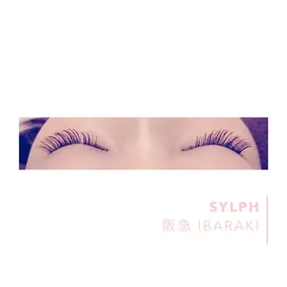 マツエク・マツパ シールエクステ/ ハイトーンカラーのヘアスタイル