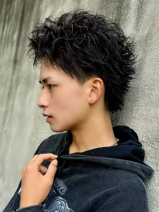 パーマ メンズ NO.1メンズパーマ メンズ特化　萱原大幹のヘアスタイル