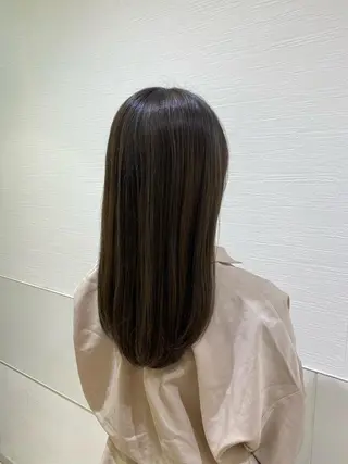 ロング カラー ナチュラル艶カラー 🤎maoのヘアスタイル