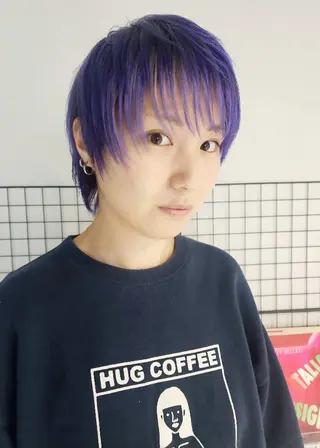 ショート カラー Backbocker所属・ハイトーン/ブリーチ /デザインカラーのヘアスタイル