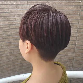 ショート カラー メンズカット/パーマ 👟黒田紗名👟のヘアスタイル