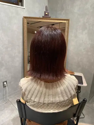 カラー 永宮 采佳のヘアスタイル