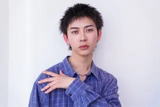 ショート パーマ メンズ メンズ特化   西野 晴紀のヘアスタイル
