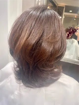 ミディアム 今 ちあきのヘアスタイル