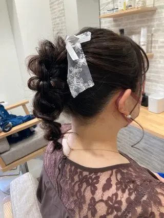 セミロング ヘアアレンジ Gypsoly ☺︎ゆきのその他イメージ