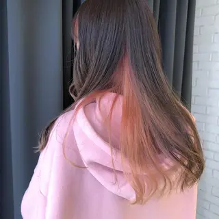 ロング カラー ORIKA 美容室のヘアスタイル