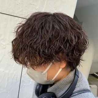 パーマ メンズ 🫧モテパーマ/ツヤ 縮毛/AI🫧のヘアスタイル