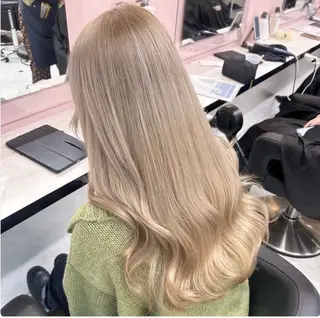 ロング 韓国ガーリー🤍ハイ トーン🤍Ayanaのヘアスタイル