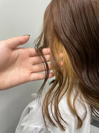 セミロング カラー 🍓 JURiA 🍓のヘアスタイル