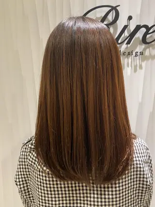 ミディアム 大倉 未波のヘアスタイル