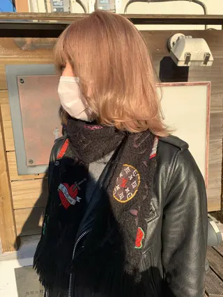 ショート カラー ヘアアレンジ ハイトーン/美髪矯正 🍃大江拓実のヘアスタイル