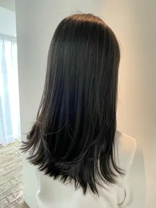 カラー Hair salon　Sui所属・コテ巻き風パーマ 暖色カラー/伊藤菜月のヘアスタイル