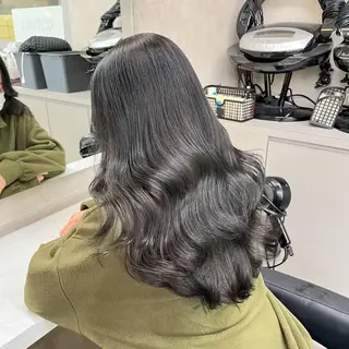 ロング カラー モデル募集💙韓国 スタイル💙亜子のヘアスタイル