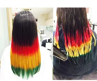 ミディアム セミロング ロング カラー COCOROHOOKI所属・松田 由貴のヘアスタイル