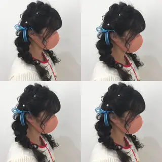 セミロング ヘアアレンジ 🌷MAYU 🌷のヘアスタイル