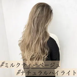 ロング カラー ヘアアレンジ TATSUYA アートディレクターのヘアスタイル