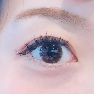 マツエク・マツパ シールエクステ/ ダブルカラー/茉央のヘアスタイル