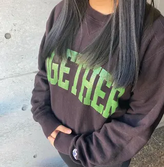 ロング カラー は まべのヘアスタイル