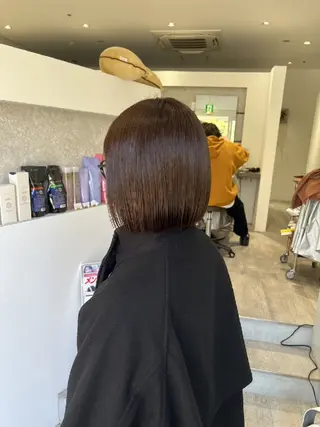 ミディアム カラー 成瀬 サエのヘアスタイル