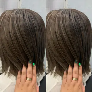 ミディアム ブリーチ無しカラー✨ 美鈴のヘアスタイル