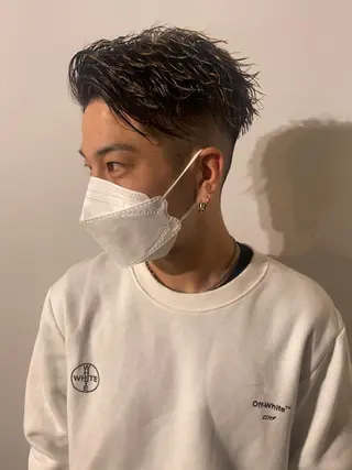 ショート カラー メンズ 🔹YUTA🔹 メンズパーマのヘアスタイル