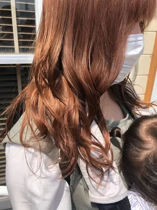 セミロング カラー パーマ ヘアアレンジ ❣️倉敷❣️美髪 カラー能登一成のヘアスタイル