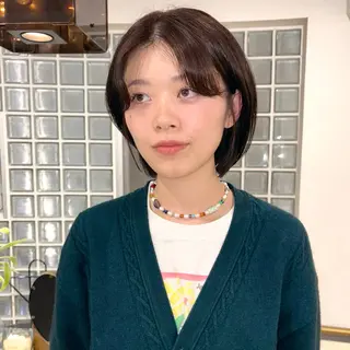 ミディアム カラー WATER所属・SAKI 🪽 ハイトーンのヘアスタイル