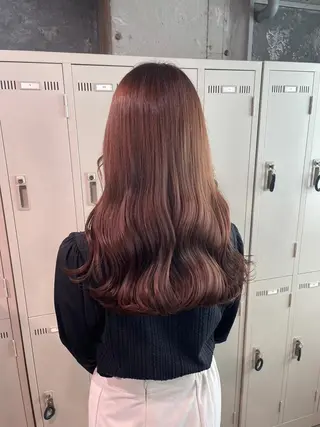 カラー 🍒暖色系 カラー🍒MEIのヘアスタイル