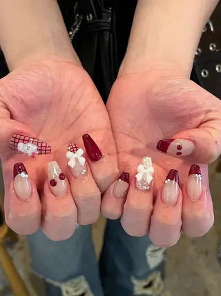 ネイル 文 /個性派ネイルのネイルデザイン