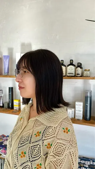 ミディアム カラー BRIDGE HAIR所属・reika 🩰のヘアスタイル