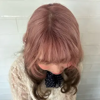カラー saki / 名古屋 八事 / ハイトーンのヘアスタイル
