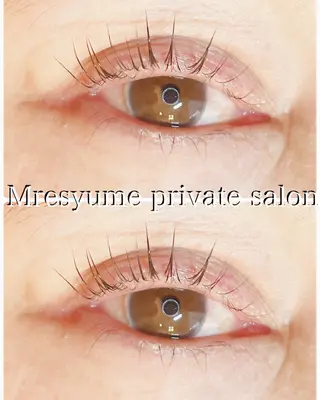 マツエク・マツパ Mresyume MAYUのマツエク・マツパデザイン