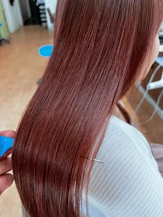 セミロング カラー 艶髪特化 坂田一樹のヘアスタイル