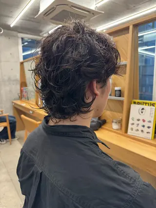 パーマ メンズ 🌈前田 ジュンのヘアスタイル